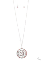 Load image into Gallery viewer, oak-sisters-jewelry-subliminal-sparkle-pink-necklace-paparazzi-accessories-by-lisa
