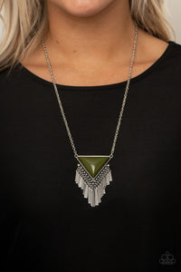 Paparazzi 🔆 Badlands Bonanza - Green Necklace