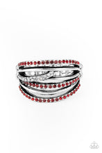 Load image into Gallery viewer, oak-sisters-jewelry-get-a-move-on-red-paparazzi-accessories-by-lisa
