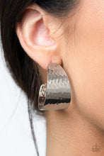 Load image into Gallery viewer, Paparazzi 🔆 Flatten The Curve - Silver Earrings
