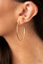 Load image into Gallery viewer, Paparazzi 🔆 Point-Blank Beautiful - Gold Earrings
