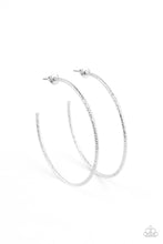Load image into Gallery viewer, oak-sisters-jewelry-inclined-to-entwine-silver-earrings-paparazzi-accessories-by-lisa
