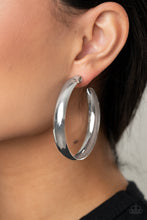 Load image into Gallery viewer, Paparazzi 🔆 BEVEL In It - Silver Earrings
