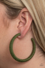 Load image into Gallery viewer, Paparazzi 🔆 TWINE and Dine - Green Earrings
