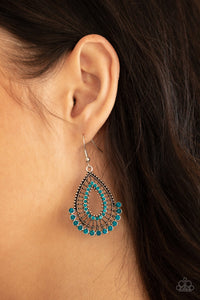 Paparazzi 🔆 Castle Collection - Blue Earrings