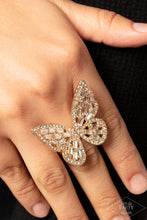 Load image into Gallery viewer, Paparazzi 🔆 Flauntable Flutter - Gold Ring
