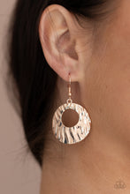 Load image into Gallery viewer, Paparazzi 🔆 Warped Perceptions - Rose Gold Earrings
