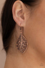 Load image into Gallery viewer, Paparazzi 🔆 One VINE Day - Copper Earrings
