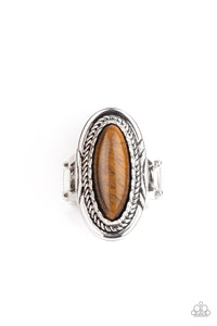 oak-sisters-jewelry-primal-instincts-brown-ring-paparazzi-accessories-by-lisa