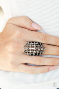 Paparazzi 🔆 Fiercely Flashy - Silver Ring