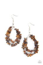 Load image into Gallery viewer, oak-sisters-jewelry-canyon-rock-art-brown-earrings-paparazzi-accessories-by-lisa
