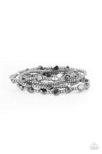Load image into Gallery viewer, oak-sisters-jewelry-fashionably-faceted-black-bracelet-paparazzi-accessories-by-lisa
