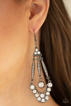 Load image into Gallery viewer, Paparazzi 🔆 High-Ranking Radiance - Black Earrings
