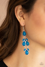 Load image into Gallery viewer, Paparazzi 🔆 Superstar Social - Blue Earrings
