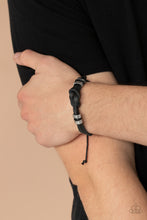 Load image into Gallery viewer, Paparazzi 🔆 Like It Or KNOT - Black Bracelet
