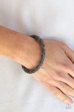 Load image into Gallery viewer, Paparazzi 🔆Roll Out The Glitz - Black Bracelet
