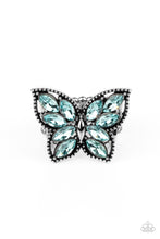 Load image into Gallery viewer, oak-sisters-jewelry-fluttering-fashionista-blue-ring-paparazzi-accessories-by-lisa
