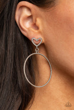 Load image into Gallery viewer, Paparazzi 🔆Love Your Curves - White Post Earrings
