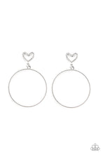 Load image into Gallery viewer, oak-sisters-jewelry-love-your-curves-white-post earrings-paparazzi-accessories-by-lisa
