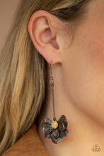Load image into Gallery viewer, Paparazzi 🔆 Oh SNAPDRAGONS! - Copper Earrings
