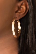 Load image into Gallery viewer, Paparazzi 🔆Exhilarated Edge - Gold Earrings
