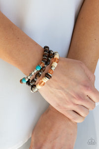 Paparazzi 🔆Belongs In The Wild - Orange Bracelet
