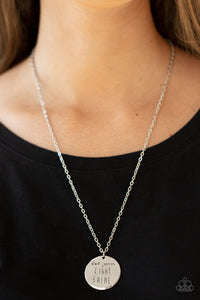 Paparazzi 🔆 Light It Up - Silver Necklace