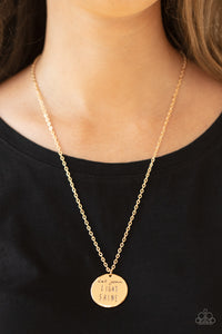 Paparazzi 🔆 Light It Up - Gold Necklace