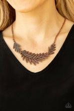 Load image into Gallery viewer, Paparazzi 🔆 Queen of the QUILL - Copper Necklace
