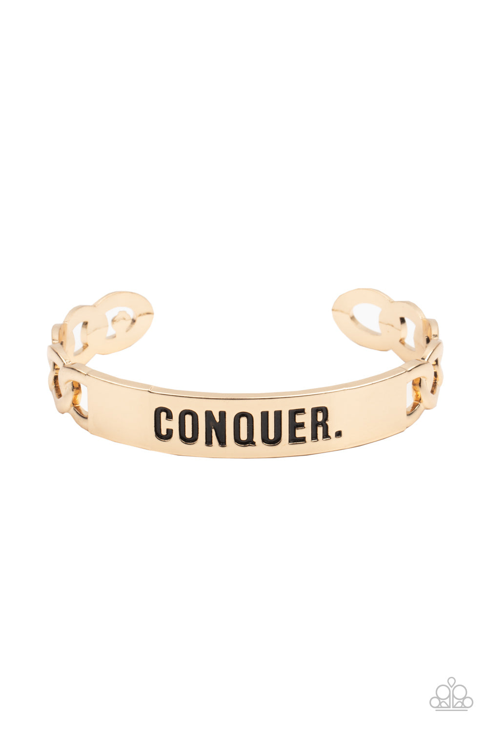 oak-sisters-jewelry-conquer-your-fears-gold-mens bracelet-paparazzi-accessories-by-lisa