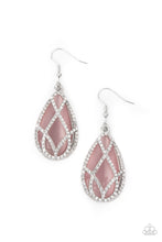 Load image into Gallery viewer, oak-sisters-jewelry-crawling-with-couture-pink-earrings-paparazzi-accessories-by-lisa
