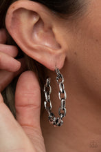 Load image into Gallery viewer, Paparazzi 🔆Stronger Together - Silver Earrings
