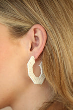 Load image into Gallery viewer, Paparazzi 🔆 Fabulously Fiesta - White Earrings

