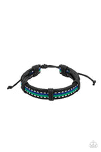 Load image into Gallery viewer, oak-sisters-jewelry-forging-a-trail-blue-bracelet-paparazzi-accessories-by-lisa
