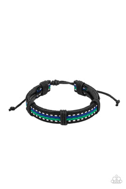oak-sisters-jewelry-forging-a-trail-blue-bracelet-paparazzi-accessories-by-lisa