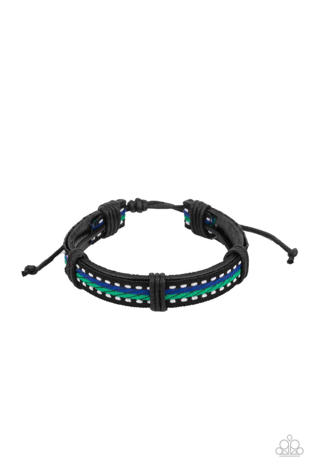 oak-sisters-jewelry-forging-a-trail-blue-bracelet-paparazzi-accessories-by-lisa