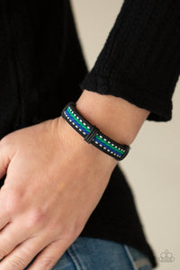 Paparazzi 🔆Forging a Trail - Blue Bracelet