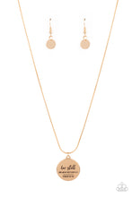 Load image into Gallery viewer, oak-sisters-jewelry-be-still-gold-necklace-paparazzi-accessories-by-lisa
