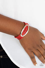 Load image into Gallery viewer, Paparazzi 🔆 Corded Couture - Red Bracelet

