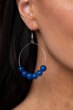 Load image into Gallery viewer, Paparazzi 🔆 Let It Slide - Blue Earrings
