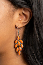 Load image into Gallery viewer, Paparazzi 🔆 Flamboyant Foliage - Orange Earrings
