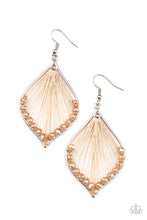 Load image into Gallery viewer, oak-sisters-jewelry-pulling-at-my-harp-strings-brown-paparazzi-accessories-by-lisa
