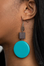 Load image into Gallery viewer, Paparazzi 🔆 Modern Materials - Blue Earrings
