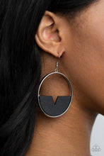 Load image into Gallery viewer, Paparazzi 🔆Island Breeze - Black Earrings
