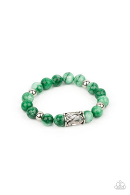 oak-sisters-jewelry-soothes-the-soul-green-bracelet-paparazzi-accessories-by-lisa