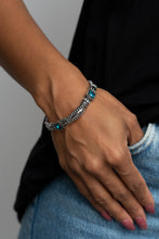 Load image into Gallery viewer, Paparazzi 🔆 Get This GLOW On The Road - Blue Bracelet
