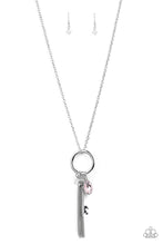 Load image into Gallery viewer, oak-sisters-jewelry-unlock-your-sparkle-pink-necklace-paparazzi-accessories-by-lisa
