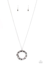 Load image into Gallery viewer, oak-sisters-jewelry-wreathed-in-wealth-silver-necklace-paparazzi-accessories-by-lisa
