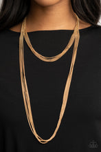 Load image into Gallery viewer, Paparazzi 🔆 Save Your TIERS - Gold Necklace

