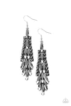 Load image into Gallery viewer, oak-sisters-jewelry-crown-heiress-silver-earrings-paparazzi-accessories-by-lisa
